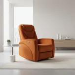 Signal Křeslo KRONOS VELVET | skořicová