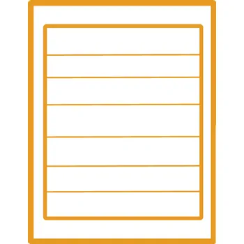 Samolepící etiketa 35 00205 - Print Etiketa A4, 192 mm x 32 mm, 8 etiket na archu - Balení 100 ks