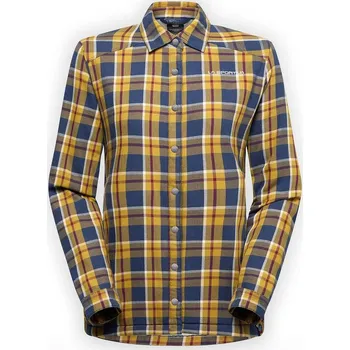 Dámská móda dámská zateplená flanelová košile lezecká LA SPORTIVA Rambler Lined Flannel Shirt W Night Sky / Chalk - S