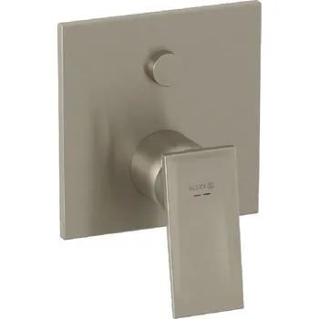 Vodovodní baterie Kludi Decus - Baterie pod omítku, pro 2 spotřebiče, kartáčovaný nikl 54759N575