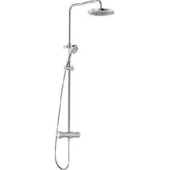 Sprchový set Kludi Logo - Sprchový set s termostatem, průměr 25 cm, 3 proudy, chrom 6808205-00