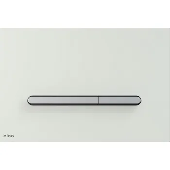 ALCADRAIN Alca Ray ovládací tlačítko pro WC moduly, sklo-bílá, RAY-GL1200 RAY-GL1200