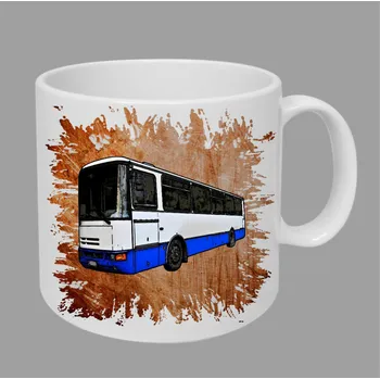 Moon River Karosa hrnek s autobusem oranžový obsah 330 ml (hrneček autobus)