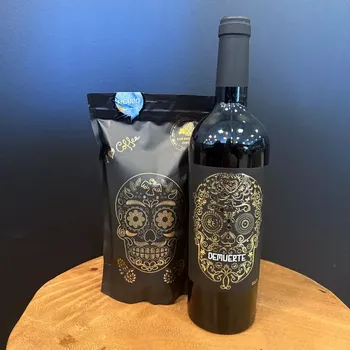 Víno Demuerte set 4: Káva Los Muertos Mexico a Demuerte Gold