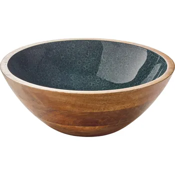 Zassenhaus MINERAL COAL Mísa na potraviny Ø 30 cm/11,5 cm mangové dřevo