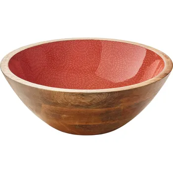 Zassenhaus BRUSH CORAL Mísa na potraviny Ø 30 cm/11,5 cm mangové dřevo
