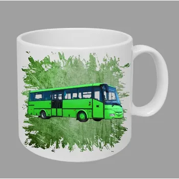 Moon River SOR C hrnek s autobusem zelený obsah 330 ml (hrneček autobus)