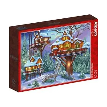Puzzle Puzzle 500 Domki na drzewach