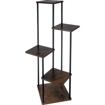 Stojan na květiny Ruhhy 25998 Stojan na květiny 108 × 30 × 30 cm, hnědý