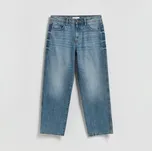 Reserved - Džíny baggy se sepraným efektem - modrá - YV149-55J - YV149-55J-34