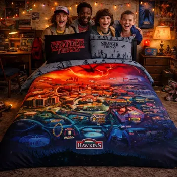 Povlečení Povlečení z mikrovlákna 2 kusy 140x200 cm, 70x90 cm zipový uzávěr