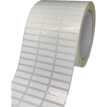 Speciální papír 32 00645 - Etiketa 40 mm x 20 mm, Polypropylen, Bílá, Dutinka 40 mm, 2000 ks/kotouč, Permanentní lepidlo, Průměr kotouče 93 mm