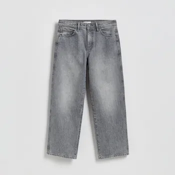 Pánské džíny Reserved - Džíny baggy se sepraným efektem - šedá - YV149-90J - YV149-90J-30