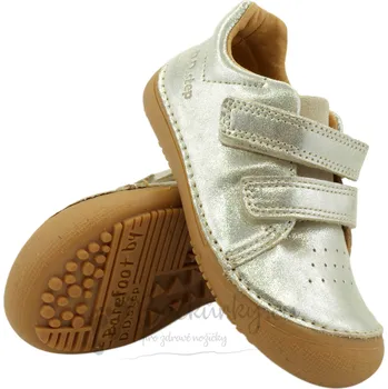 Chlapecké polobotky Dětské celoroční barefoot boty D.D.Step S063-61983F Gold - vel. 34
