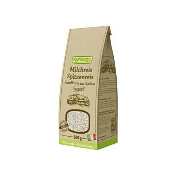 Rýže Rapunzel Mléčná rýže kulatozrnná bílá 500g bílá BIO