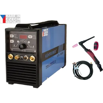 Svářečka Kühtreiber KITin 1900HF + zem + TIG hořák U/D