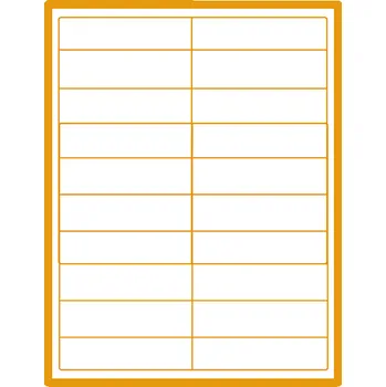 Samolepící etiketa 35 00368 - Print Etiketa A4, 100 mm x 28 mm, Zelená reflexní, Papír, 20 etiket na archu, Balení - 100 ks