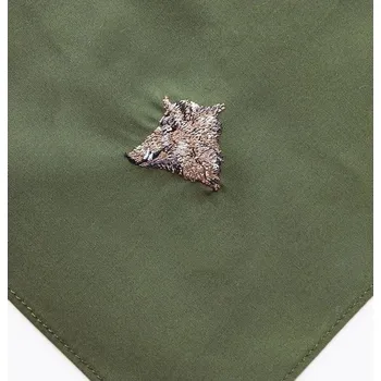 Hedva Český Brokát BA 414 kapesník myslivecký, zelený/divočák 12