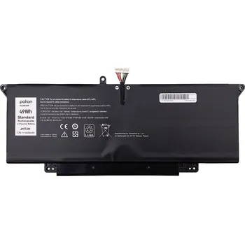 Baterie k notebooku TRX Polion JHT2H 6400mAh Baterie, pro notebook, 7,7V, 6400mAh, 49Wh, kompatibilní s Polion JHT2H, pro notebooky Dell 451-BCPW, Latitude 14 7310, 7410, neoriginální TRX-PLNB344