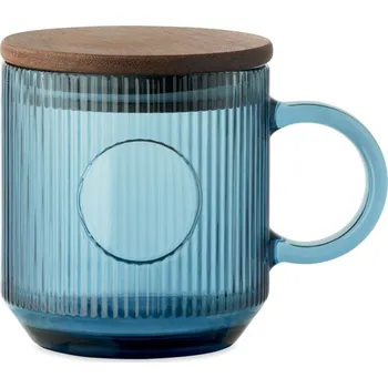 Žebrovaný skleněný hrnek 300ml - MO2752-23