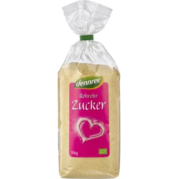 Cukr Dennree Surový třtinový cukr 1 kg bio