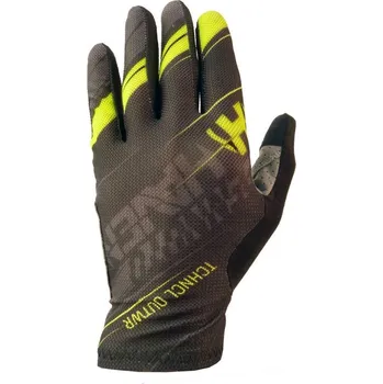 Cyklistické rukavice rukavice HAVEN PENNUTO LONG černo/zelené