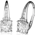 Couple, Výrazné zlaté náušnice Nona, bílé zlato se zirkony, 585-66-3-0355.1B00.0.00.001.08