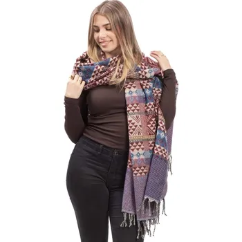 Šála Šála INDI aztek bordó III.