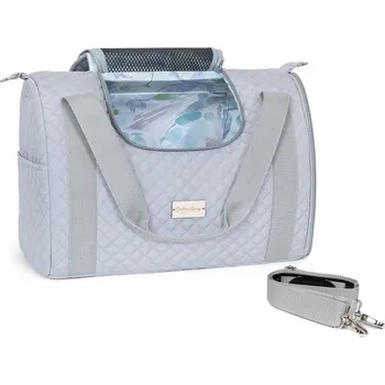 Taška pro psa a kočku Muffin&Berry Cestovní taška pro psy Emilio modrá Velikost: M