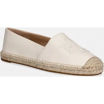 Dámské polobotky Kožené espadrilky Lauren Ralph Lauren Cameryn Lg 2 802P04415004.100 béžová 01X, EUR 37.5