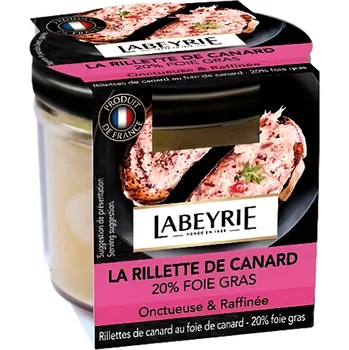 Labeyrie Kachní rillettes s foie gras 90g