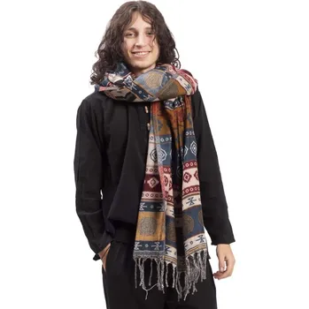 Šála Šála INDI aztek tmavě modrá I.