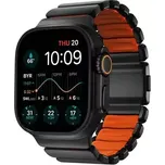 Nomad Stratos Band FKM řemínek pro Apple Watch 49mm/Ultra černá/oranžová (NM011116858)