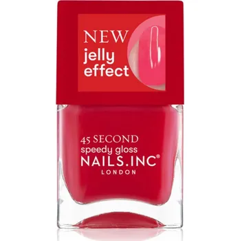 Lak na nehty Nails Inc. 45 Second Speedy Gloss rychleschnoucí lak na nehty odstín Aria 14 ml