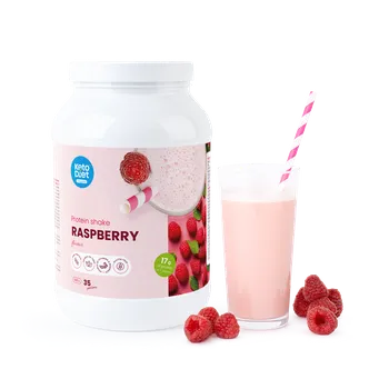 Keto dieta KetoDiet Proteinový nápoj – příchuť malina (35 porcí)