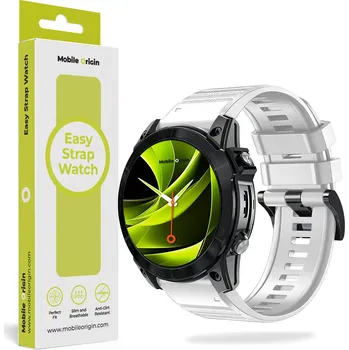 Příslušenství k chytrým hodinkám Mobile Origin Easy Strap Silicone 22mm QuickFit White