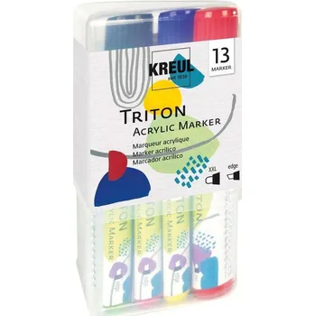 Výtvarná barva Sada Akrylový fix "TRITON", XXL+edge, Powerpack, KREUL