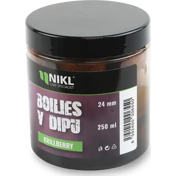 Nikl Boilies V Dipu Krill Berry 250g Průměr: 20mm
