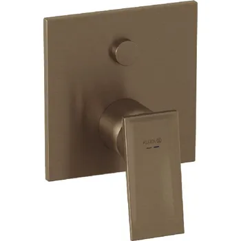 Vodovodní baterie Kludi Decus - Baterie pod omítku, pro 2 spotřebiče, kartáčovaný bronz 54759N175