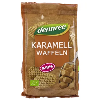 Dennree Vafle karamelové mini 150g bio