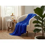 Mikroplyšová deka SOFT, královsky modrá Rozměr: 160 x 200 cm