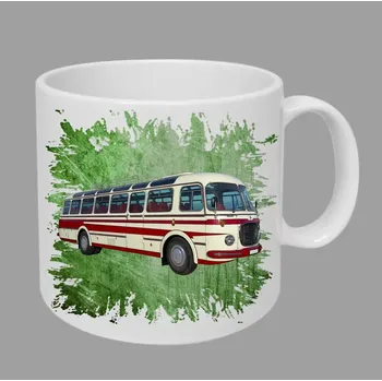 Moon River Škoda RTO 706 II hrnek s autobusem zelený obsah 330 ml (hrneček autobus)