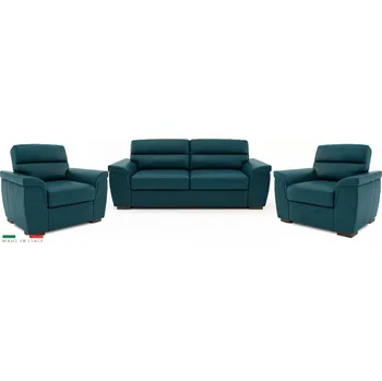 Sedací souprava Sedací sestava ROSSO II 3+1+1, petrolejová (enjoy new lux - 59 petrol)