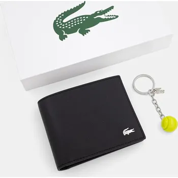 Peněženka Kožená peněženka Lacoste NH5084FG černá 99A, vel. ONE SIZE