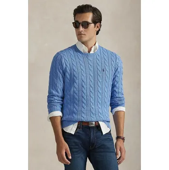 Pánský svetr Bavlněný svetr Polo Ralph Lauren 710775885 námořnická modř 59X, vel. XL