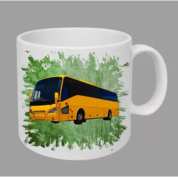 Moon River Scania A30 hrnek s autobusem zelený obsah 330 ml (hrneček autobus)