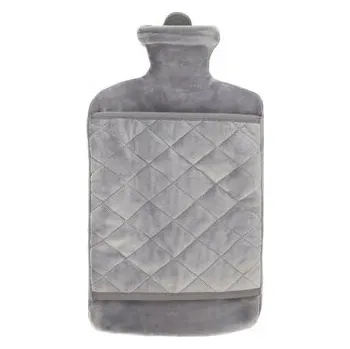 Termofor Termofor s plyšovým obalem 1,8l SPRINGOS HA5254 šedý