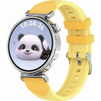 Ostatní příslušenství k chytrým hodinkám eses Silikonový sportovní řemínek pro Huawei Watch GT 5 41mm a GT 6 41mm - Žlutý, 18 mm