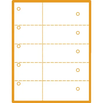 Samolepící etiketa 35 00213 - Print Etiketa A4, 209,55 mm x 59,69 mm, 10 etiket na archu - Balení 100 ks