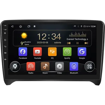 Autorádio Isudar 2DIN autorádio T75-IEV79 Android, Audi TT
